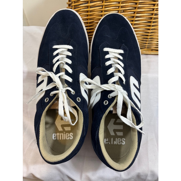 Etnies Other - Men's Etnies Windrow Vulc Sneakers Size 14 Blue White Skate Shoes